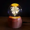 Usb li Yonca Tasarımlı Dönen Cam Küre