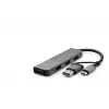 Usb Type-c 3.0 Hub 4 Port 5 Gbps Gri HDX7825