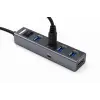Usb Type-c 3.1 Gen1 Hub 4 Port 5 Gbps Gri TU360