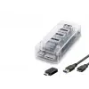 Usb Type-c 3.1 Gen1 Hub 4 Port 5 Gbps Şeffaf U336