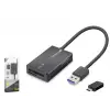 Usb Type-c 3.2 Gen1 All İn One Kart Okuyucu Cf Sd Microsd Ms 5 Gbps Siyah C313