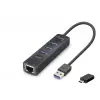 Usb Type-c 3.2 Gen1 Hub Ethernet Gigabit 4 Port Siyah RJ4503