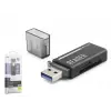 USB Type-C 3.2 Gen1 Kart Okuyucu SD MicroSD 5 Gbps Siyah C306