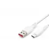 Usb Type-C Şarj Ve Data Kablosu 3.4A 20W 1 M - Beyaz ND1103
