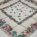 VAKKO DESENLİ İPEK EŞARP