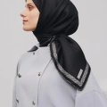 ARMİNE DÜZ SAF İPEK EŞARP