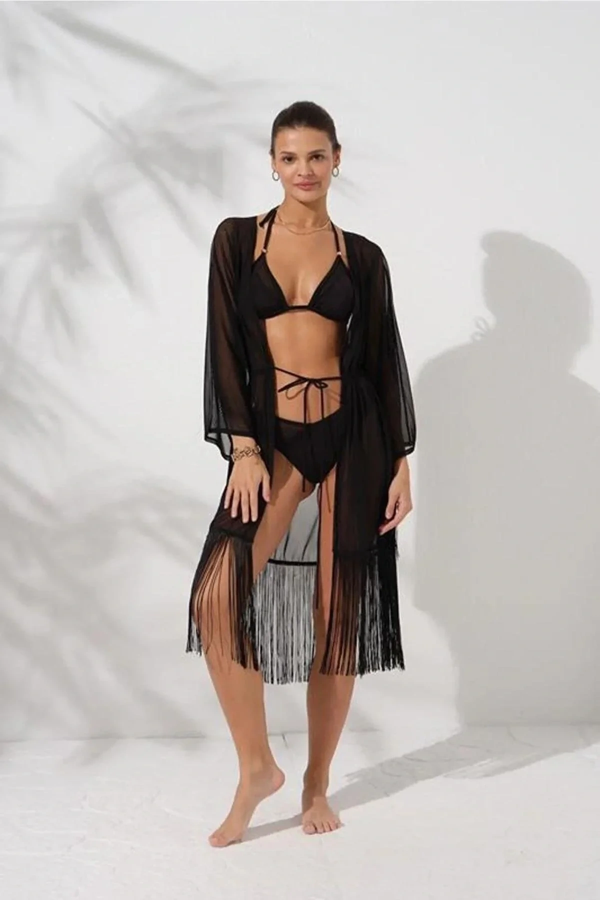 231815 Siyah Tunik Pareo