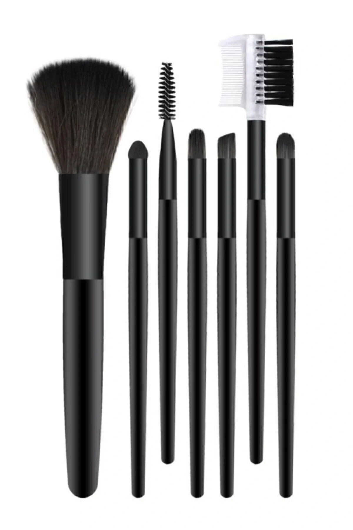 7li Makyaj Fırça Seti Siyah