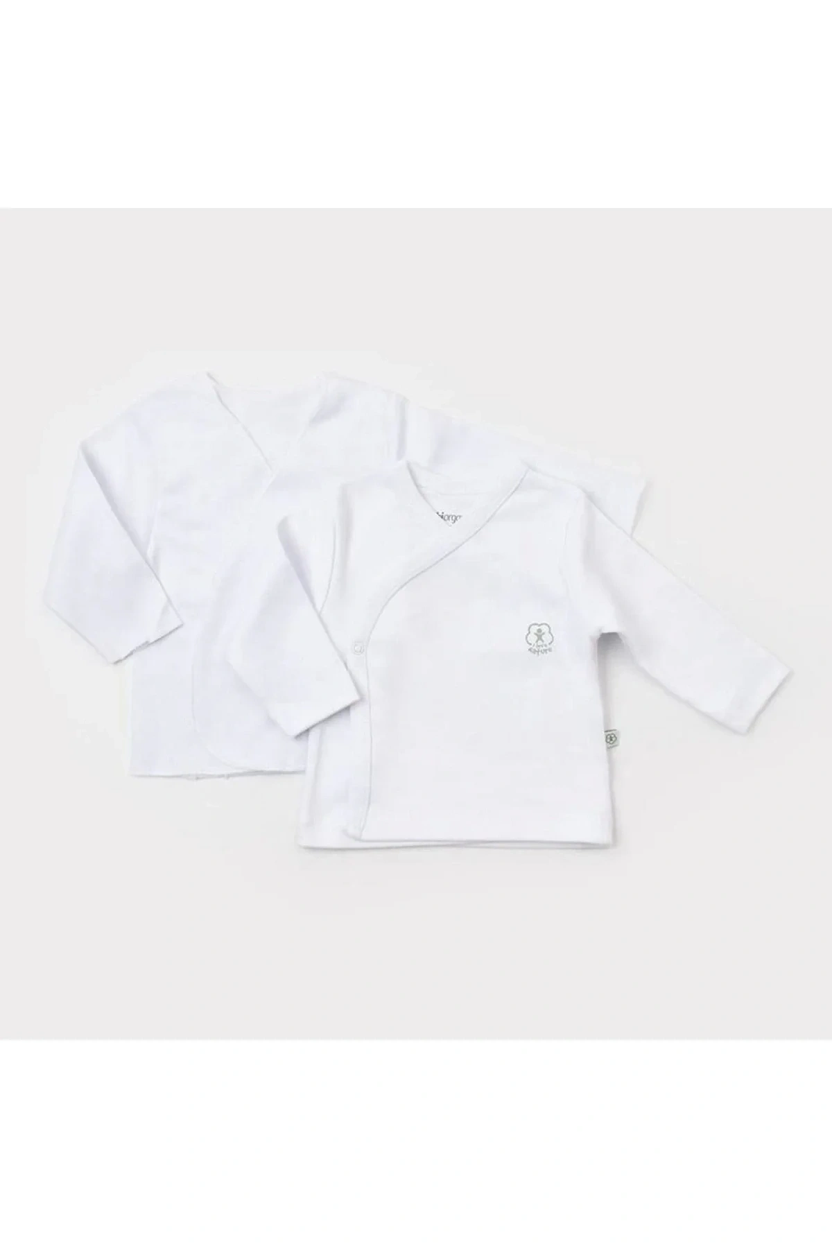 Biorganic Basic Nature İç Dış Bebek Zıbın 73275 Beyaz