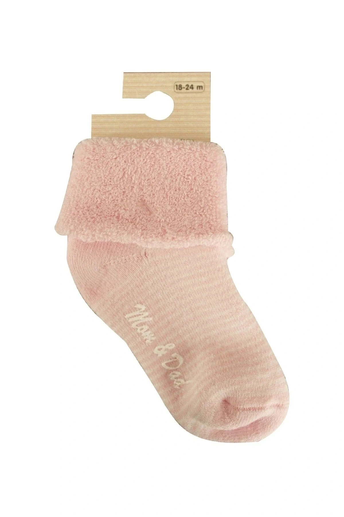 Biorganic Mom And Dad Kaymaz Çorap 68354 Pembe