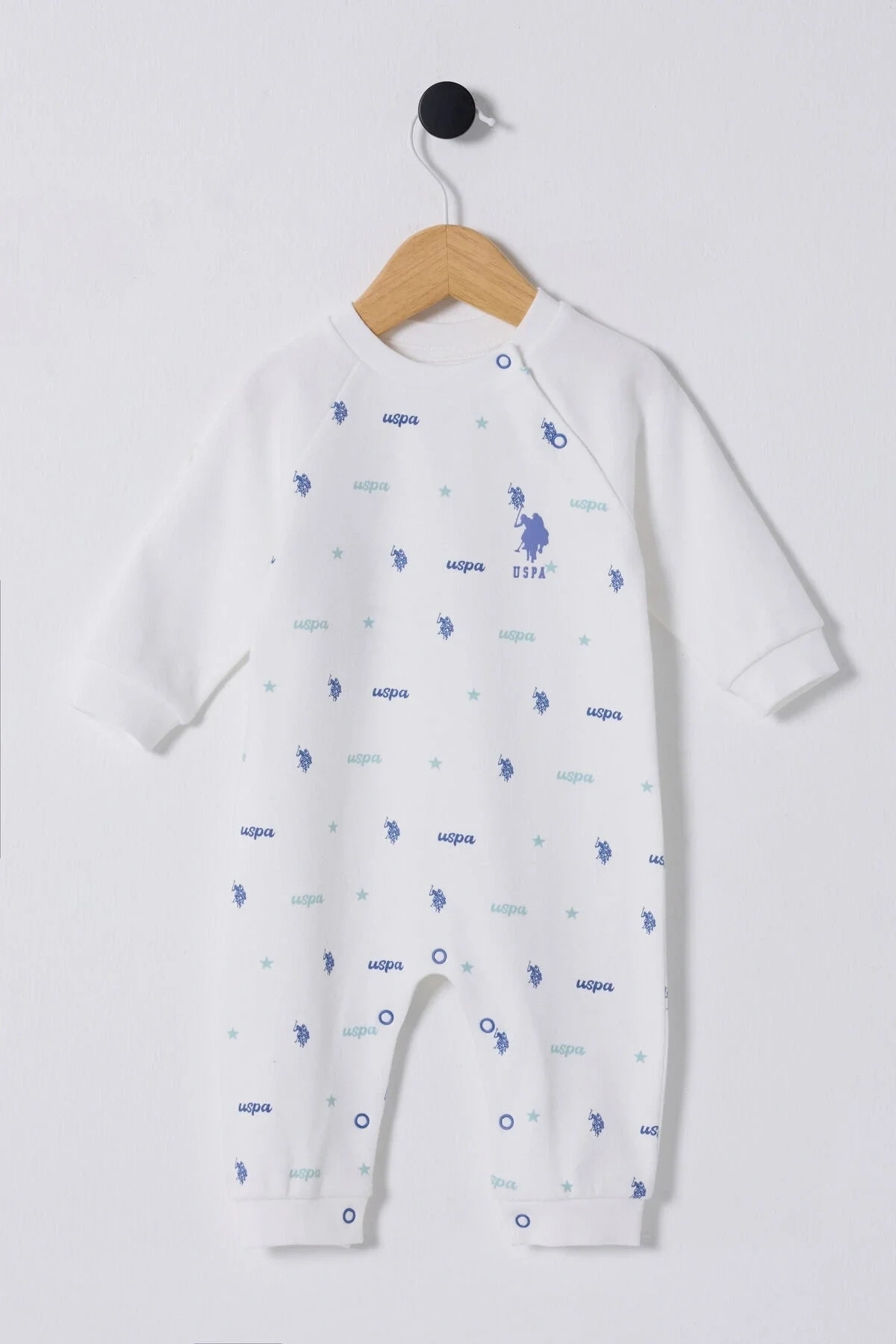 Erkek Bebek Beyaz Tulum