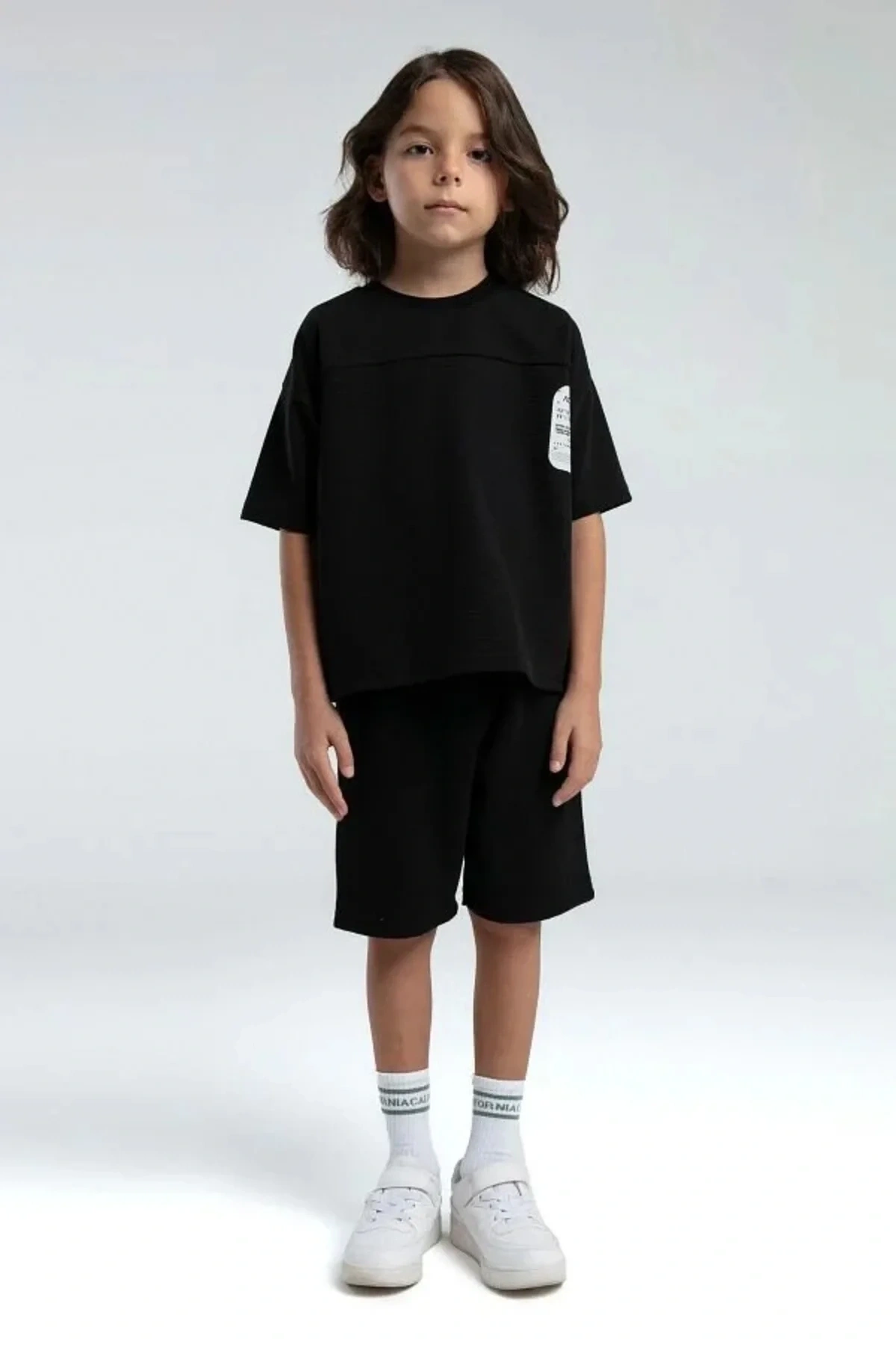 Erkek Çocuk Bermuda Takım Ottoman Örme Kumaş