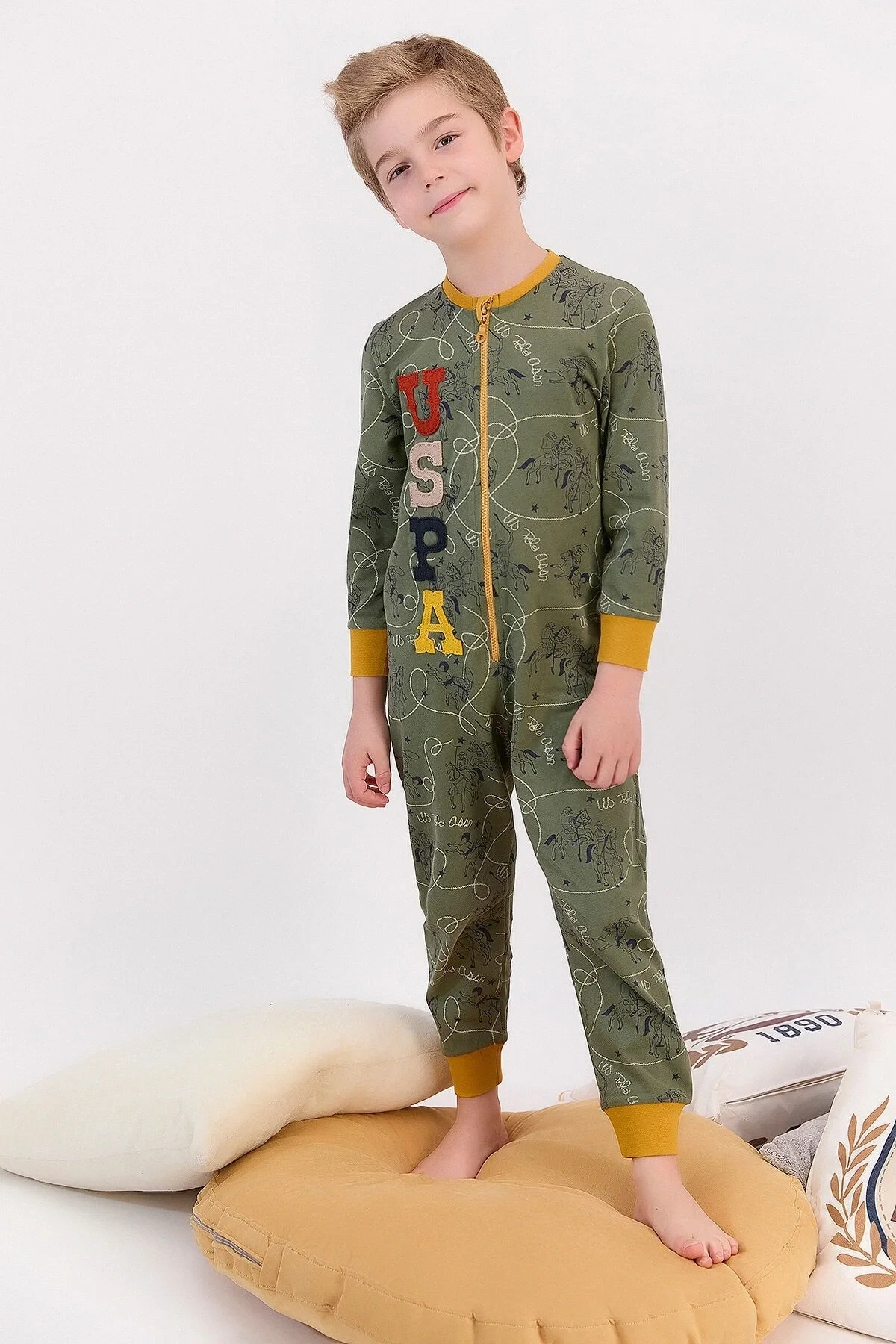 Erkek Çocuk Haki Tulum