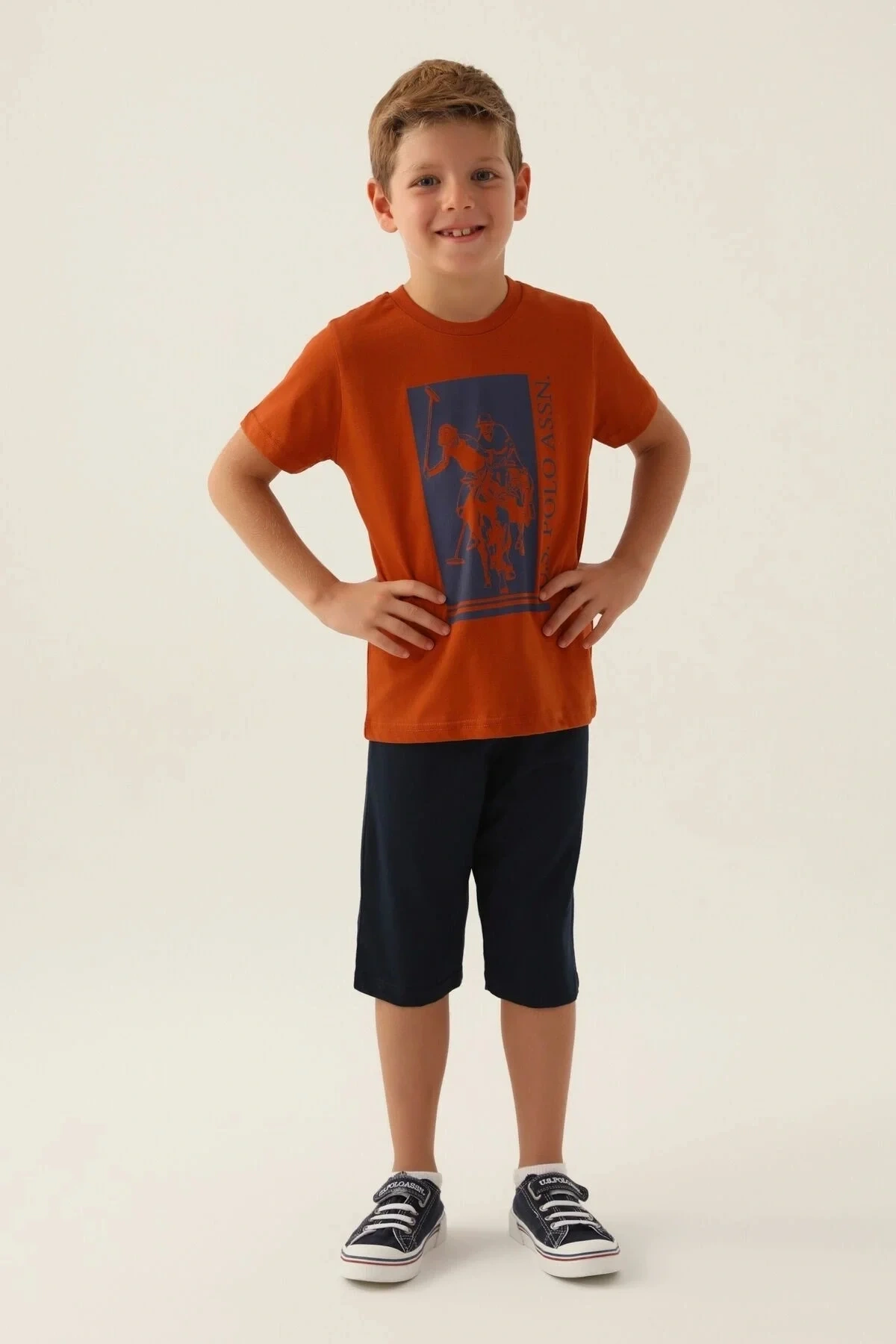 Erkek Çocuk Kapri Takım - Kehribar