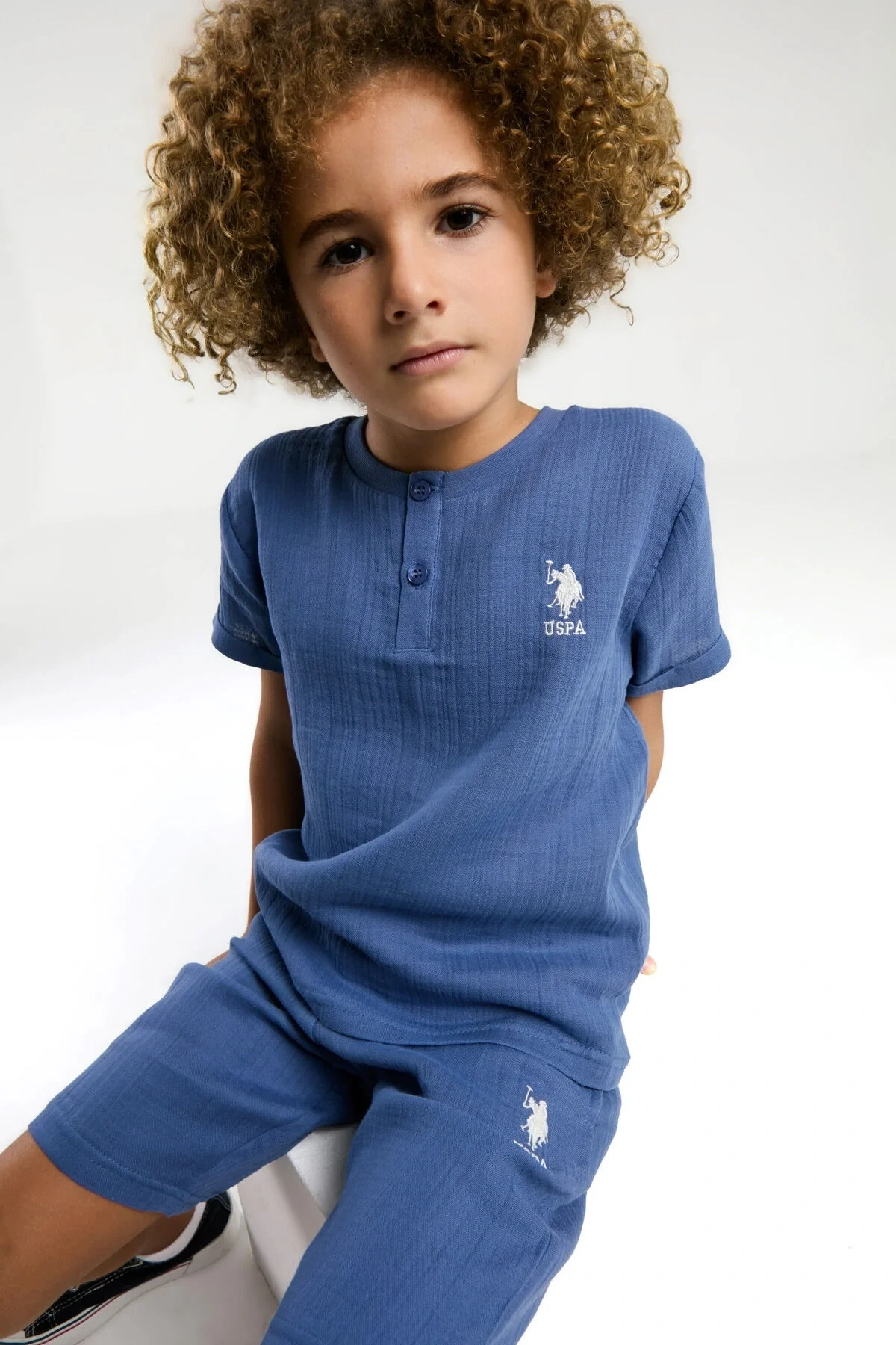 Erkek Çocuk Yeşil Bermuda Takım