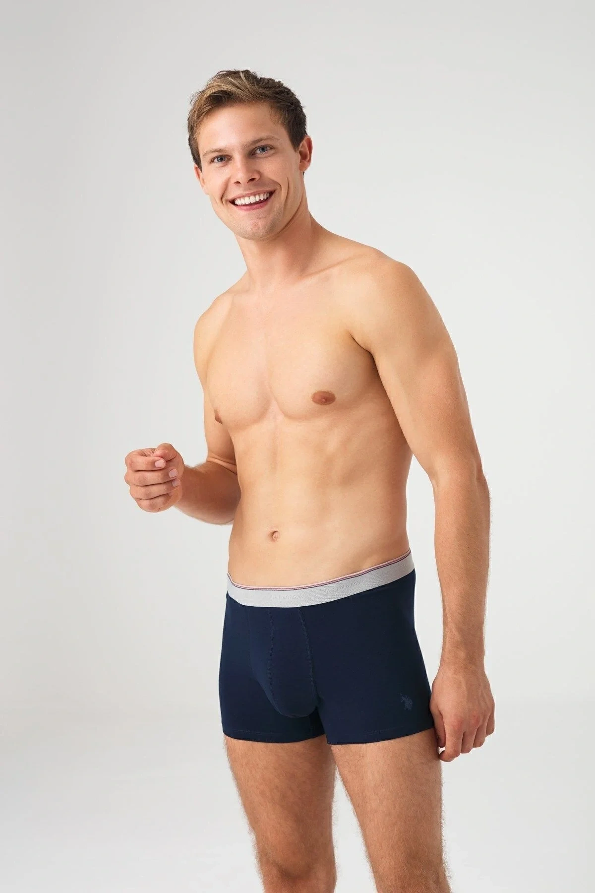 Erkek Lacivert Tekli Boxer 80621