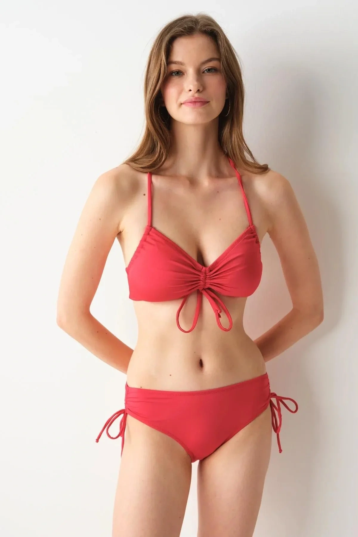 Freez Sürgülü Bustier Tek Üst Kirmizi 239110