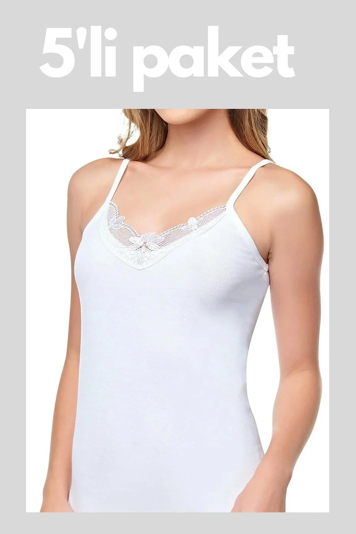 Güneri 5li Avantaj Paket 211 İp Askılı Atlet