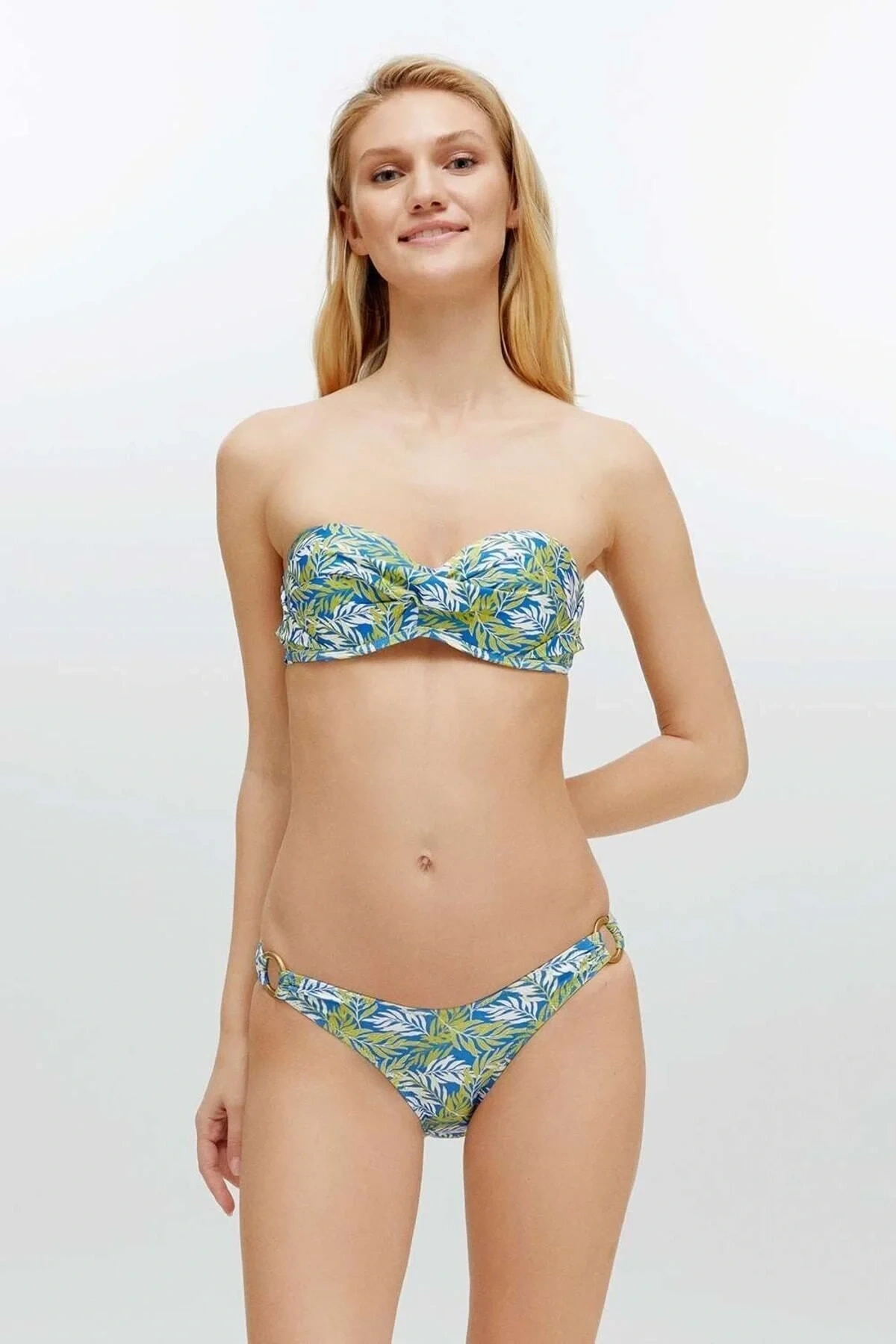 Kadın Mavi Bikini Takım