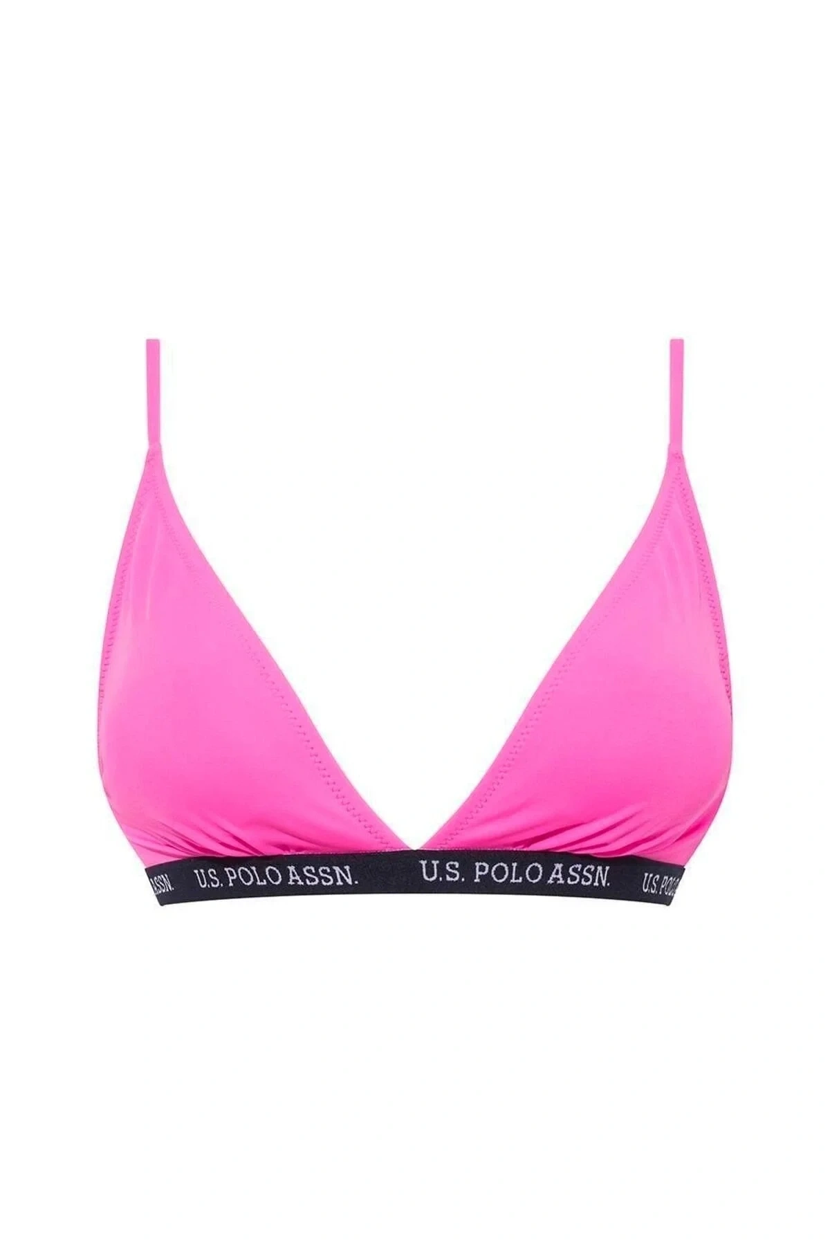 Kadın Pembe Geniş Üçgen Bikini Üstü