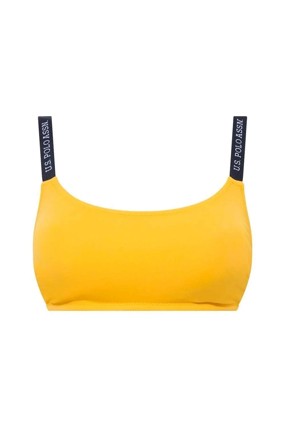 Kadın Sarı Ince Askılı Bikini Üst