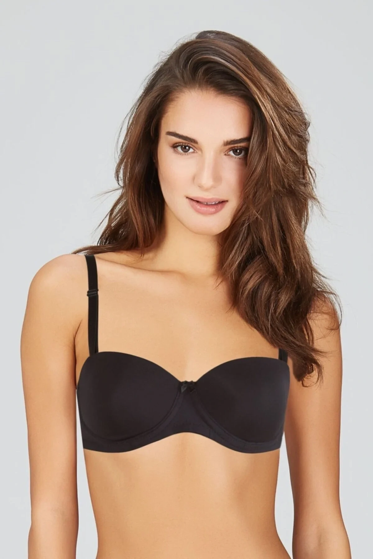 Kadın Siyah Sheena Desteksiz Straples Sütyen