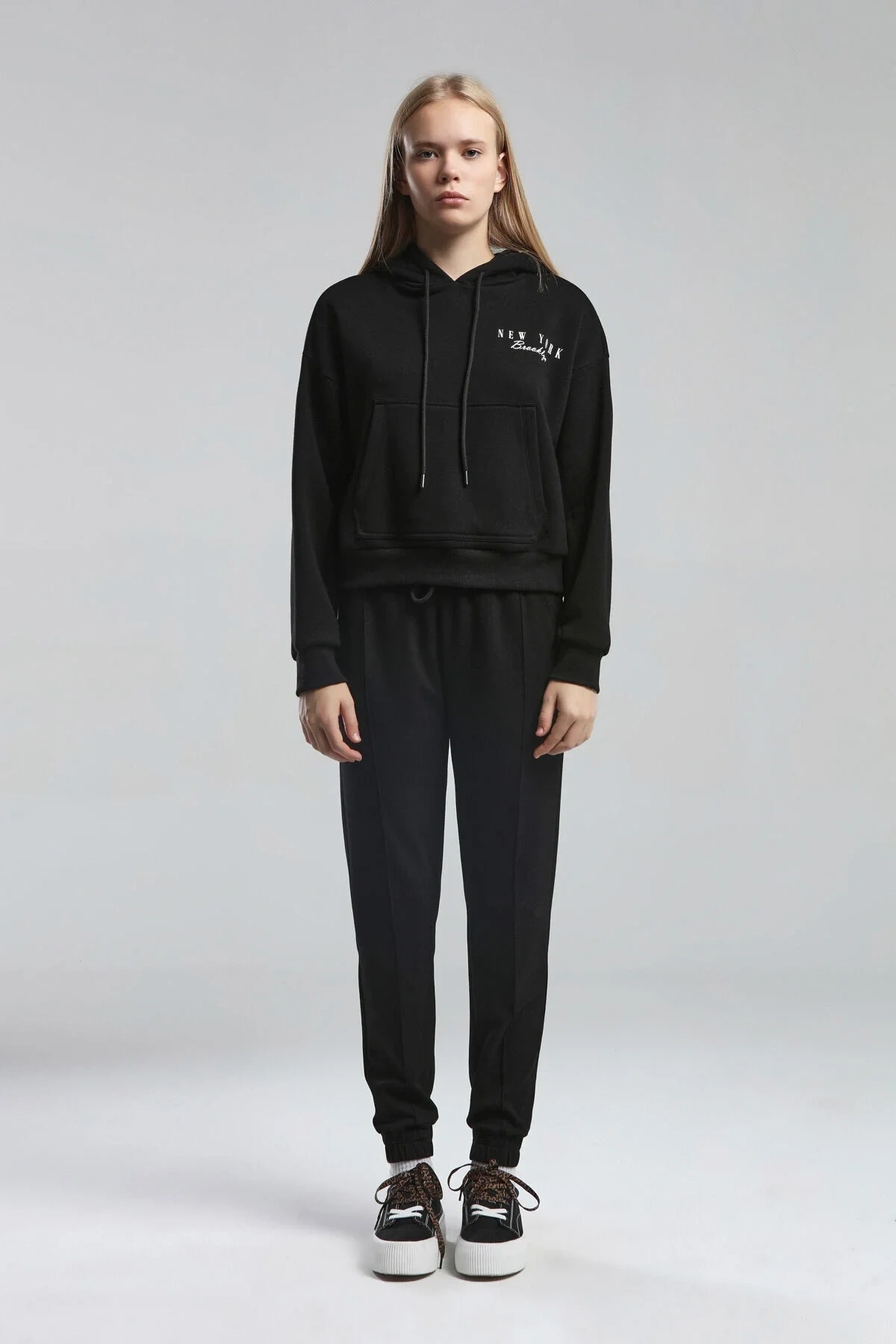 Kadın Siyah Sweatshirt