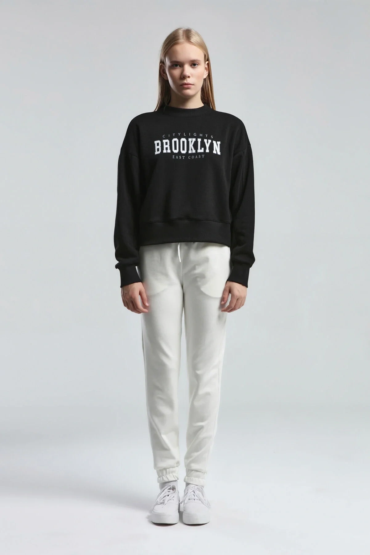 Kadın Siyah Sweatshirt