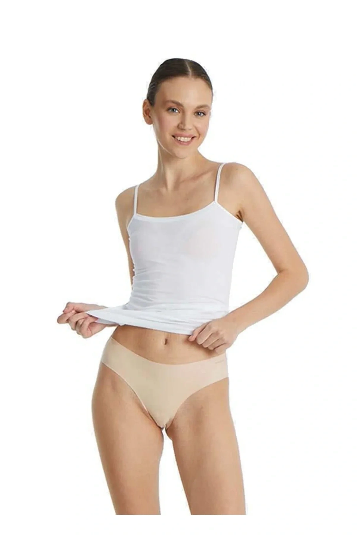 Kadın Ten Slip Külot 1657