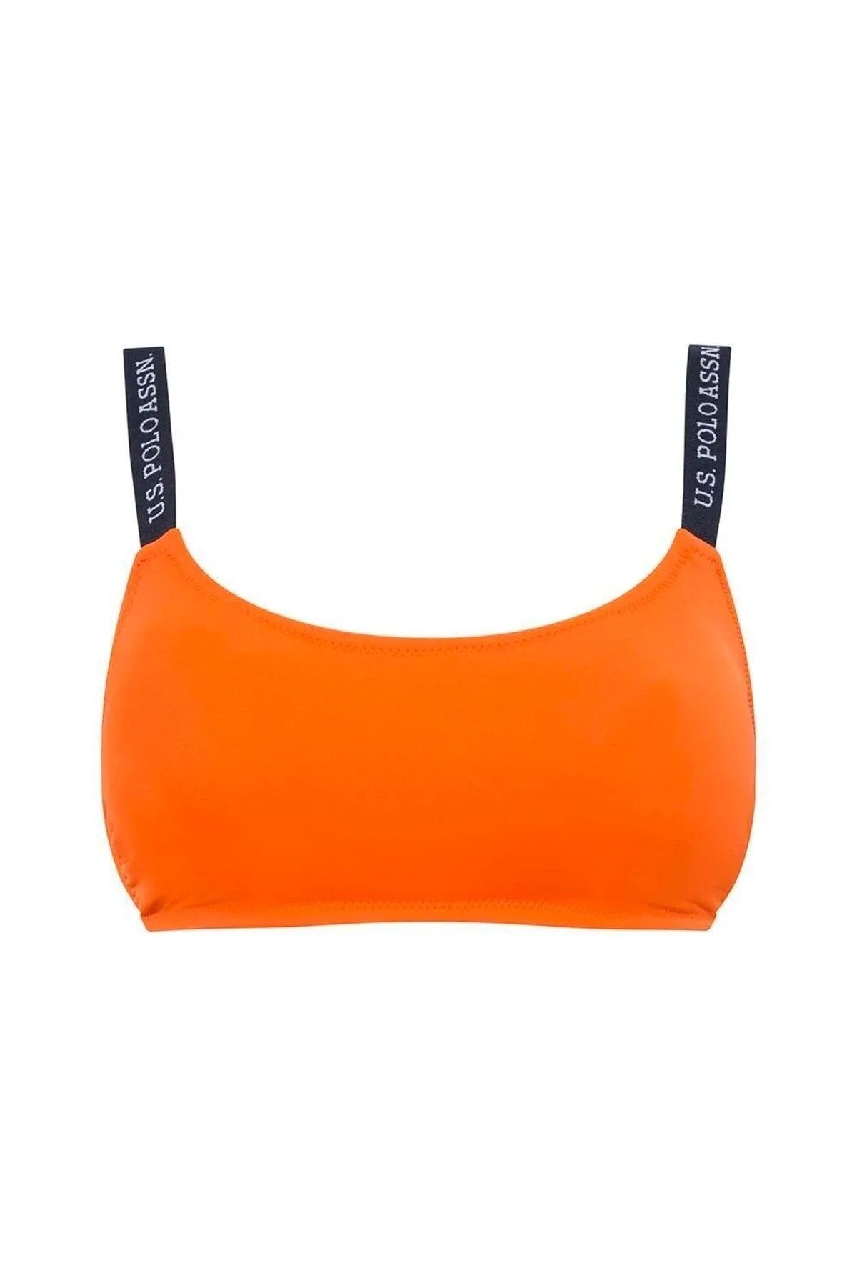 Kadın Turuncu İnce Askılı Bikini Üstü