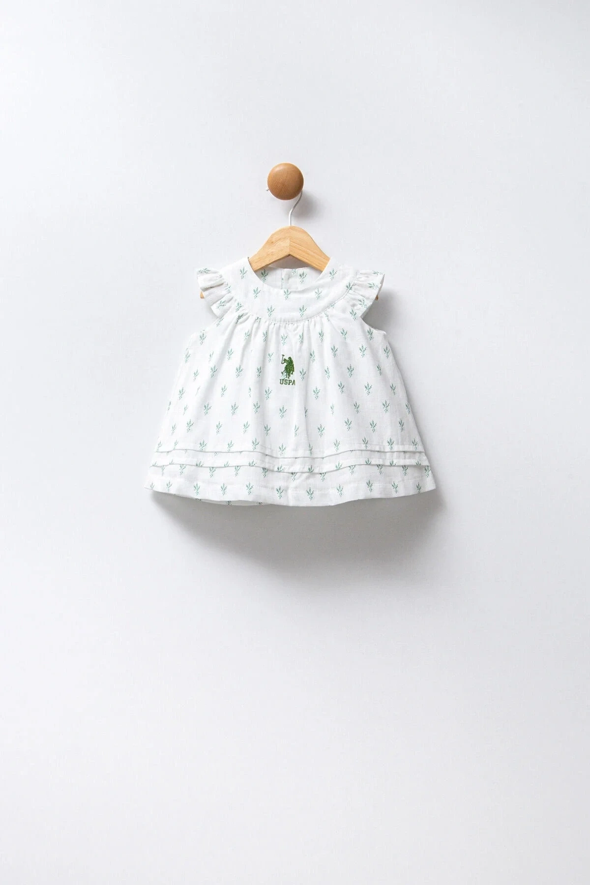 Kız Bebek Beyaz Elbise