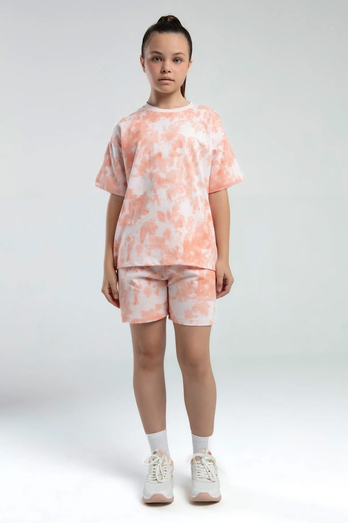 Kız Çocuk Pembe Şort Takım