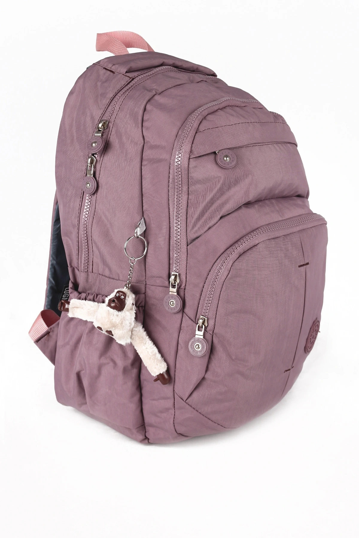 Klinkır Okul Çantası Leptop Yuvalı Su Geçirmez Astarlı Lise Ortaokul Çantası Gülkurusu