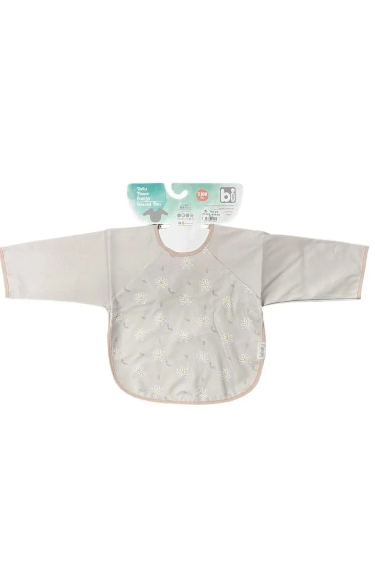 Kollu Muşamba Önlük Little Daisy Bej