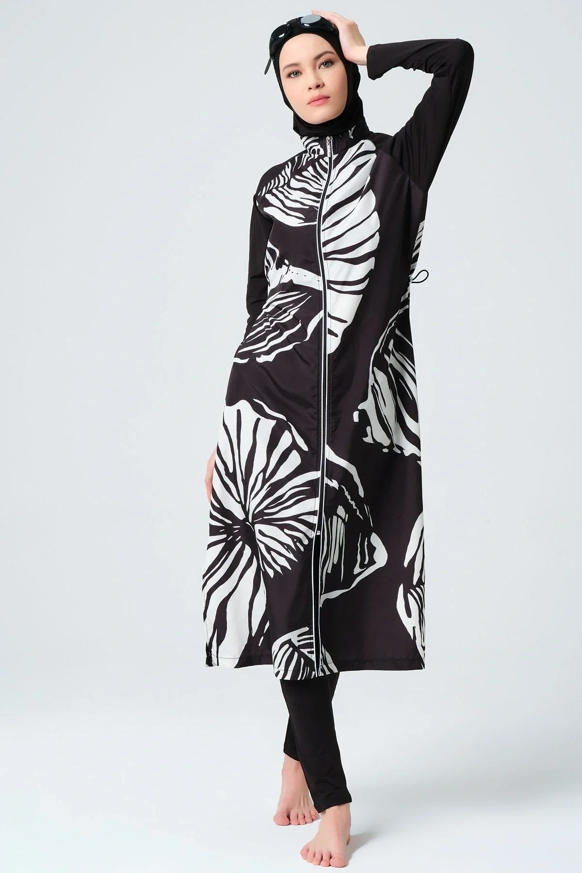 Mercan Uzun Tesettür Mayo