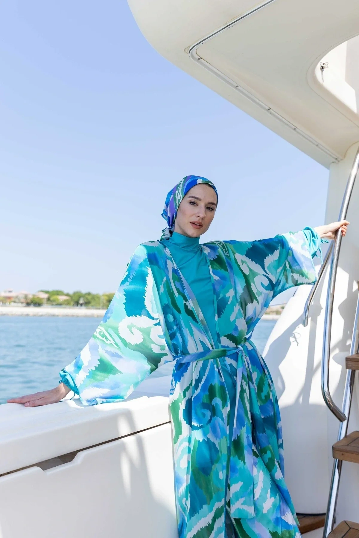 Morena Desenli Tesettür Mayo