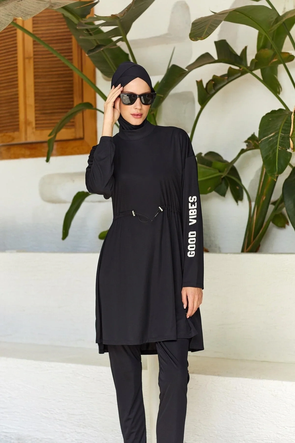 Opal Uzun Kollu Tesettür Mayo 3132