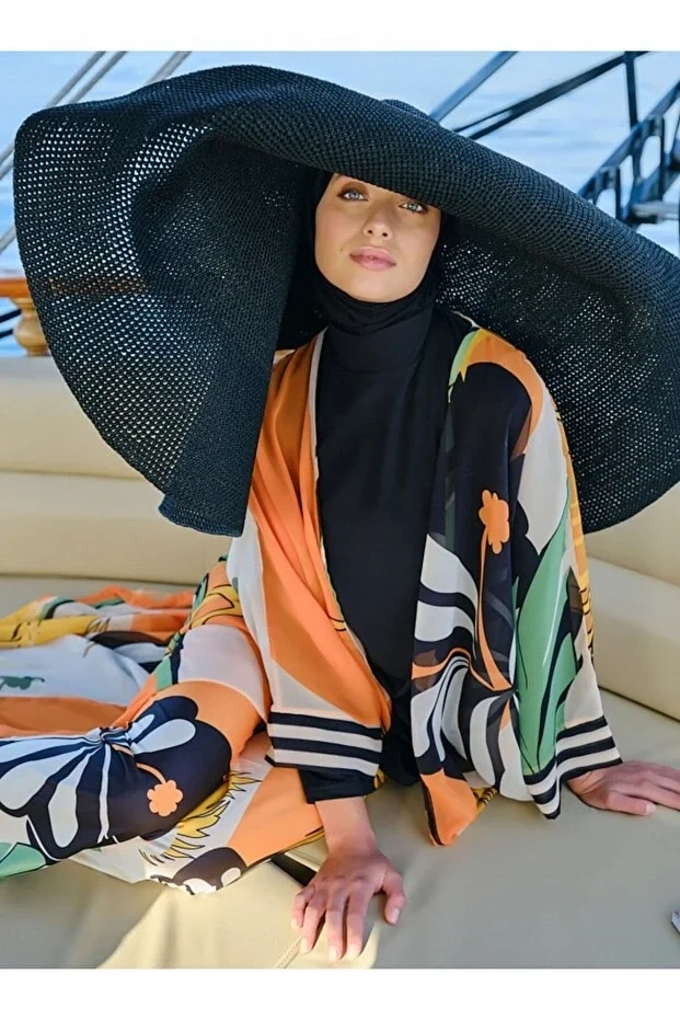 Pamelo Desenli Tesettür Mayo Dlx-24601