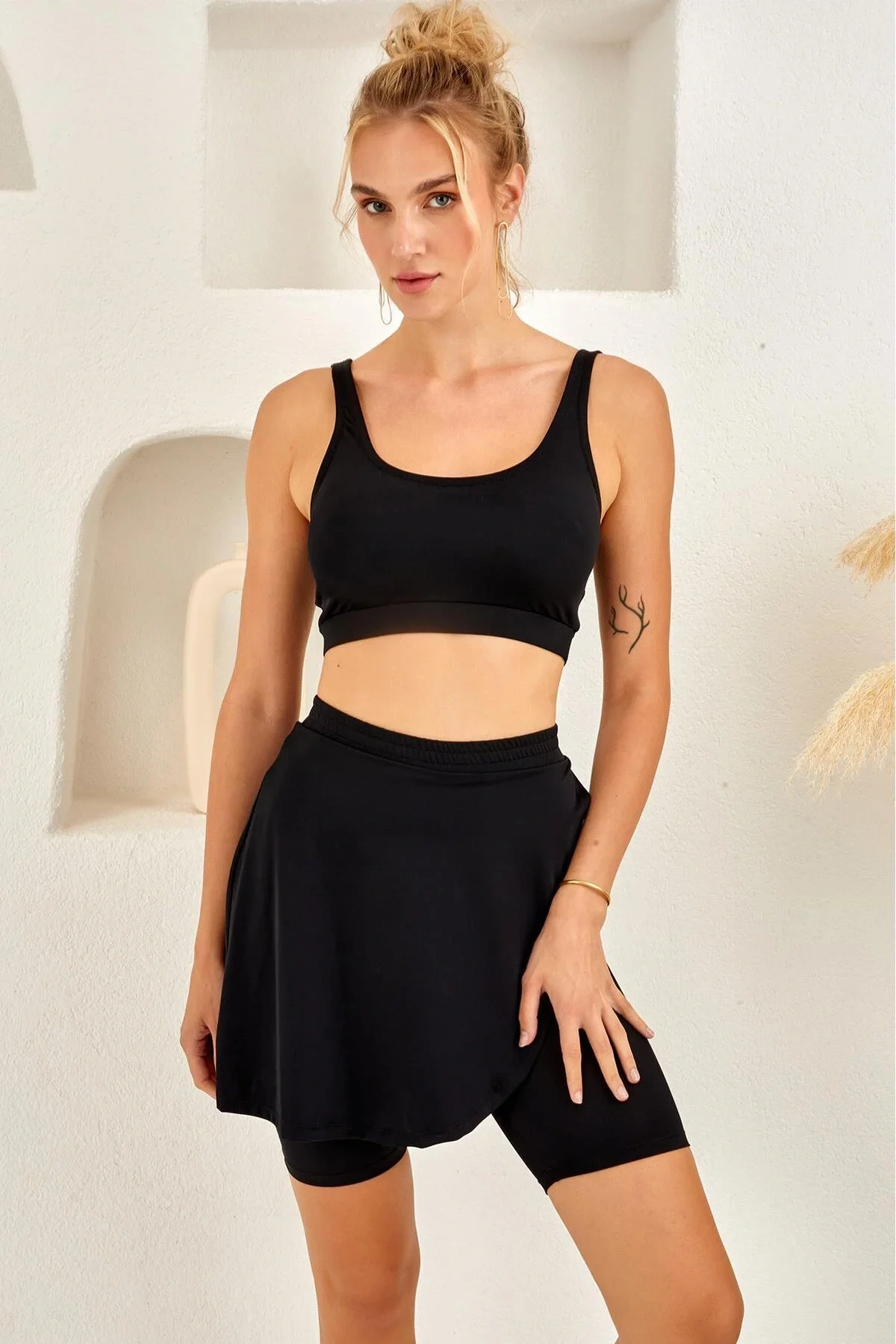 Şort Etekli Bikini Takım 4264