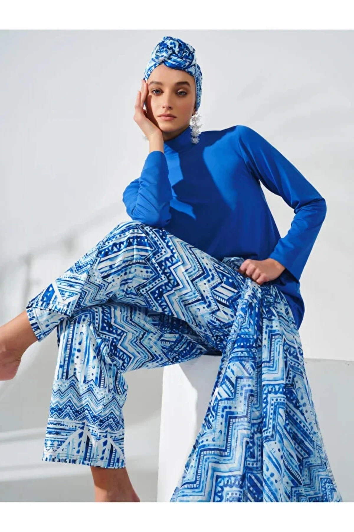 Su Desenli Pareo Dlx-7054