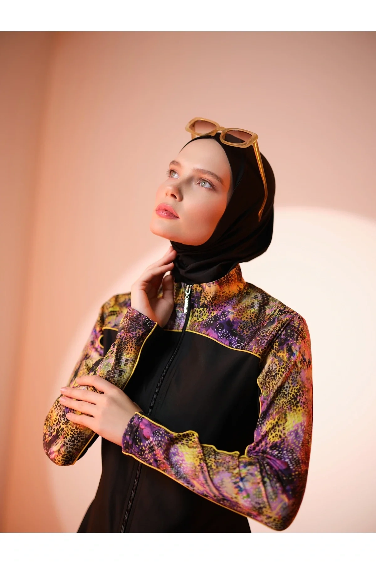 Trop Kıl Biye Süslemeli Tesettür Mayo