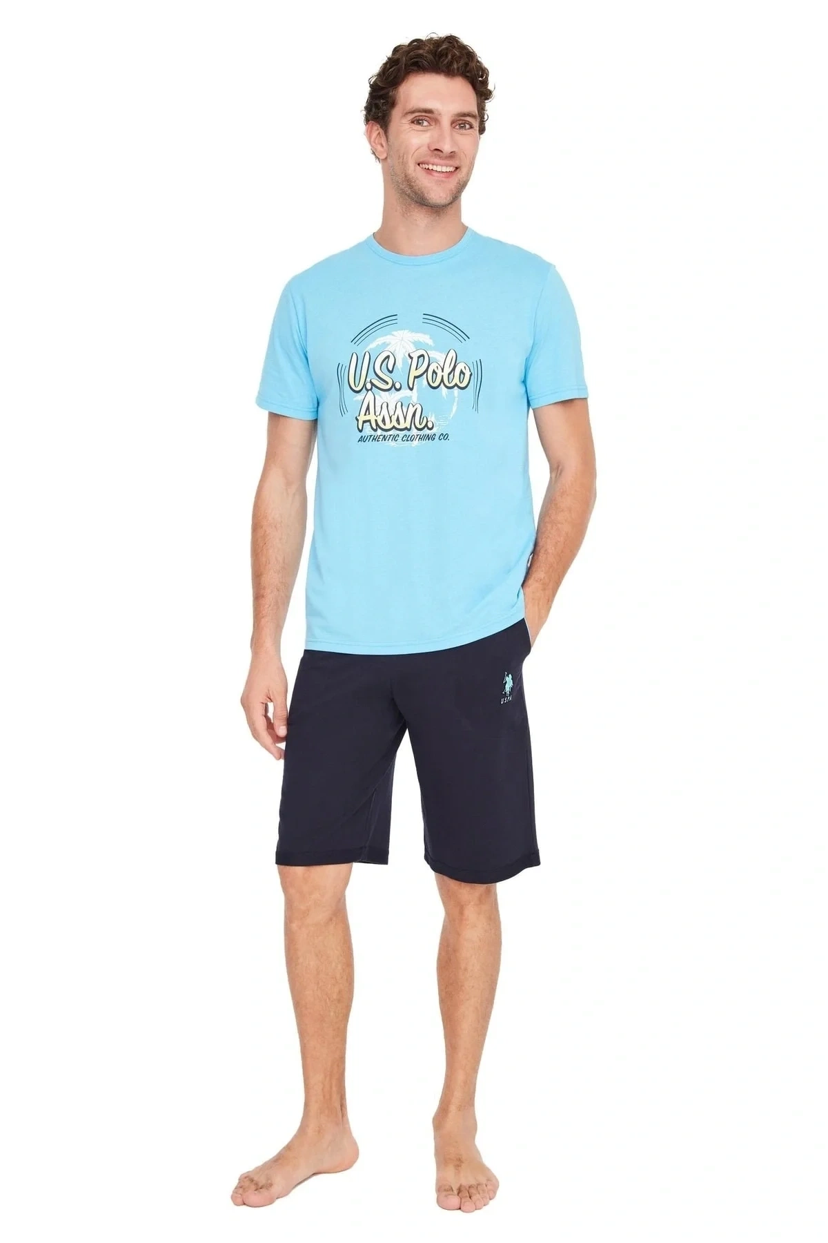 Us Polo 18675 Erkek Şort Takımı