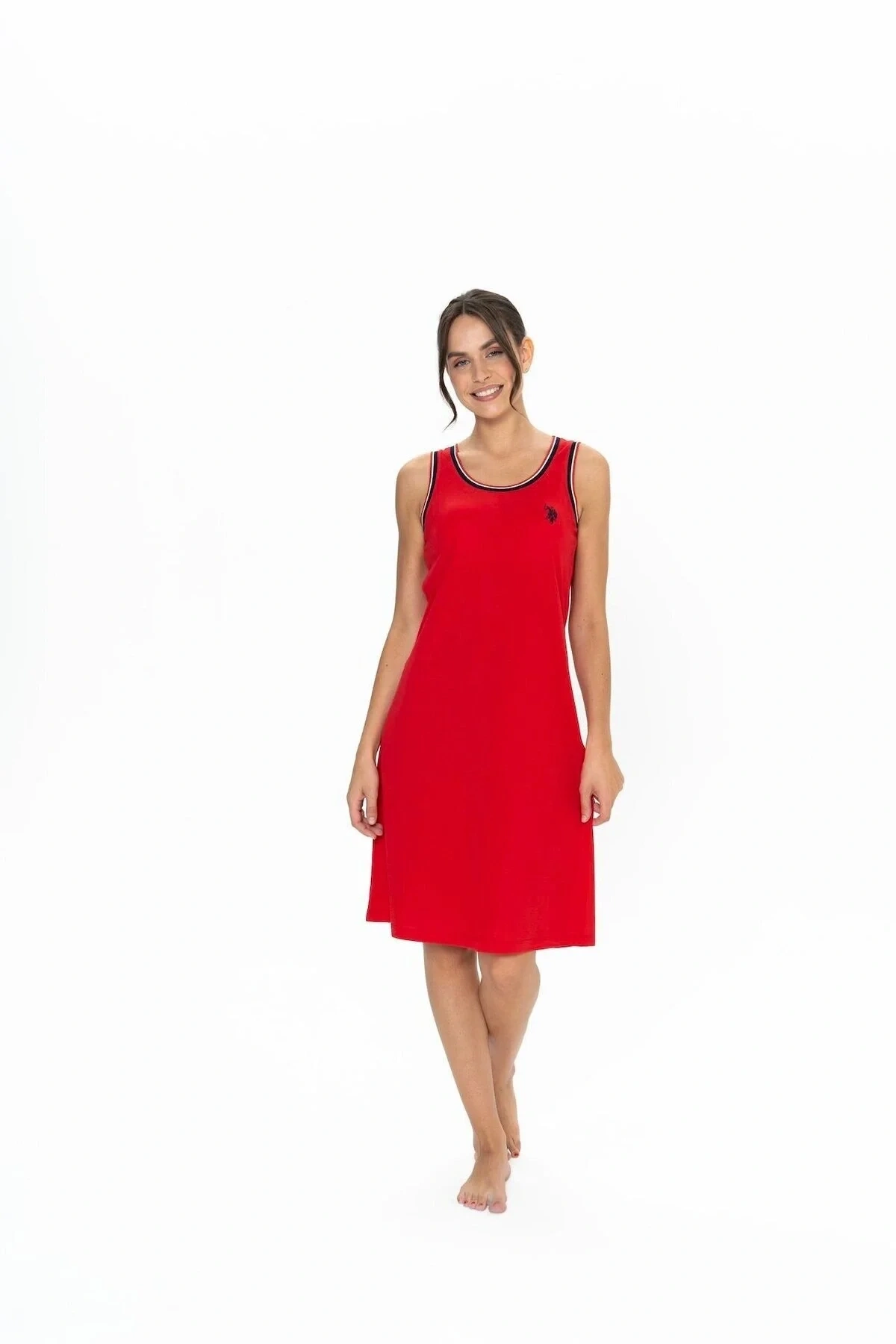 U.s. Polo Assn. Kadın Kırmızı Gecelik