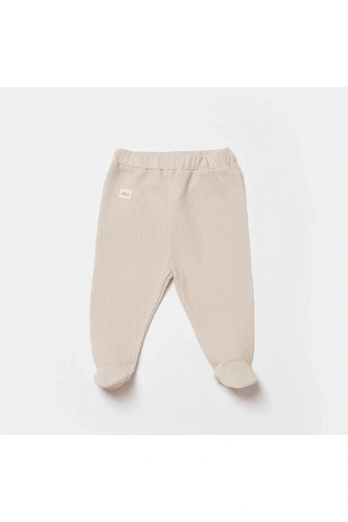 Waffle Smile Patikli Pantolon Ekru