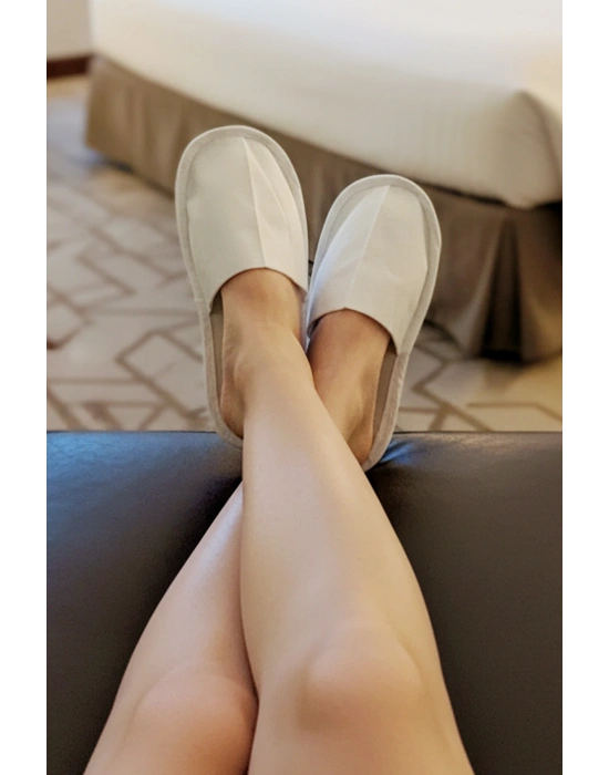 150 Çift Otel Terlik, Overlok Terlik, Tek Kullanımlık Otel Terliği