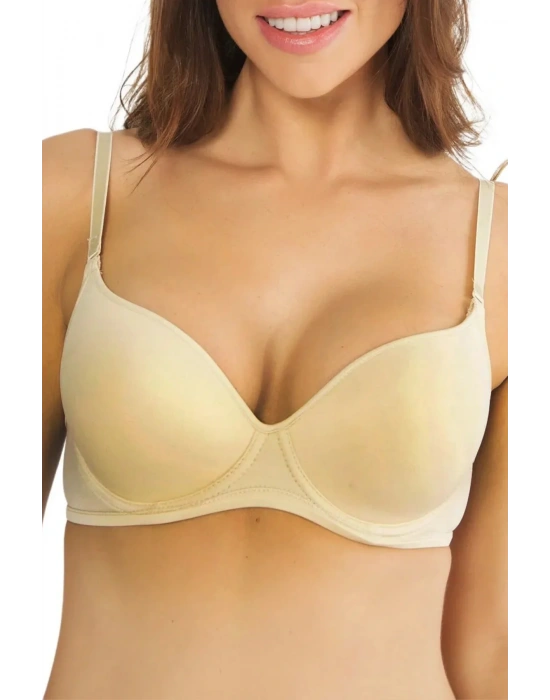 198 Kadın Ten Desteksiz Sütyen Soft Touch