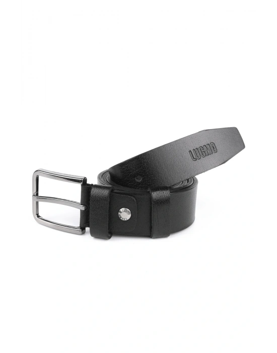 2 Adet Hakiki Deri Erkek Kemer 4 cm Siyah Lacivert Keten ve Kot Uyumlu