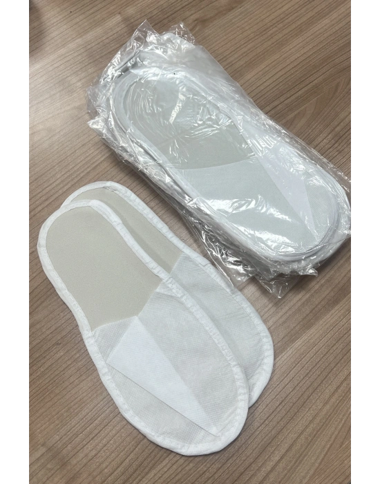 20 Çift Otel Terlik, Overlok Terlik, Tek Kullanımlık Otel Terliği