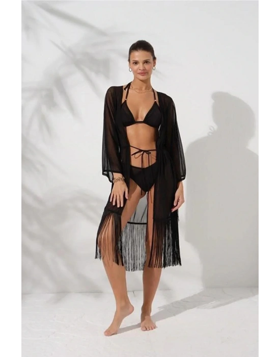 231815 Siyah Tunik Pareo