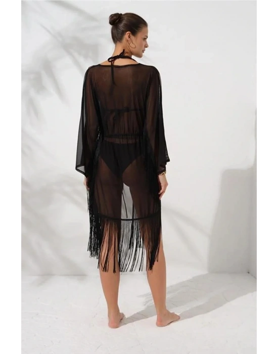 231815 Siyah Tunik Pareo